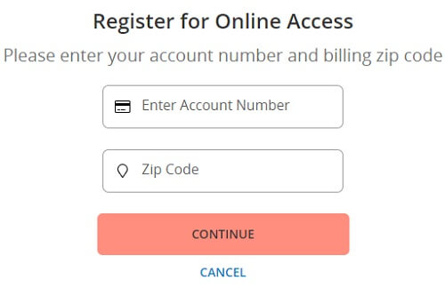 TJX Synchrony account registration form